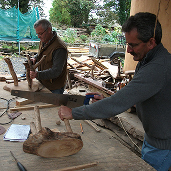 natural edge wood course